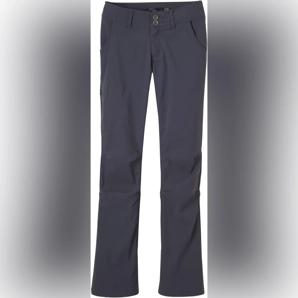 Prana Halle II Pant Convertible Roll Up Outdoor Utility Hiking Coal Gray 14 - Picture 8 of 13